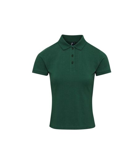 Premier Womens/Ladies Coolchecker Plus Polo Shirt (Bottle Green) - UTPC6467