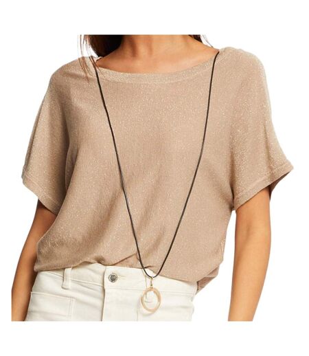 Top Beige Femme Morgan Mnoti - L