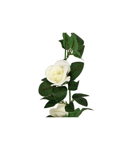 Guirlande Artificielle de Roses Naki 230cm Blanc