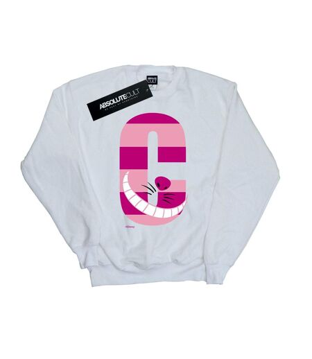 Disney - Sweat ALPHABET A IS FOR ALICE - Femme (Blanc) - UTBI5568