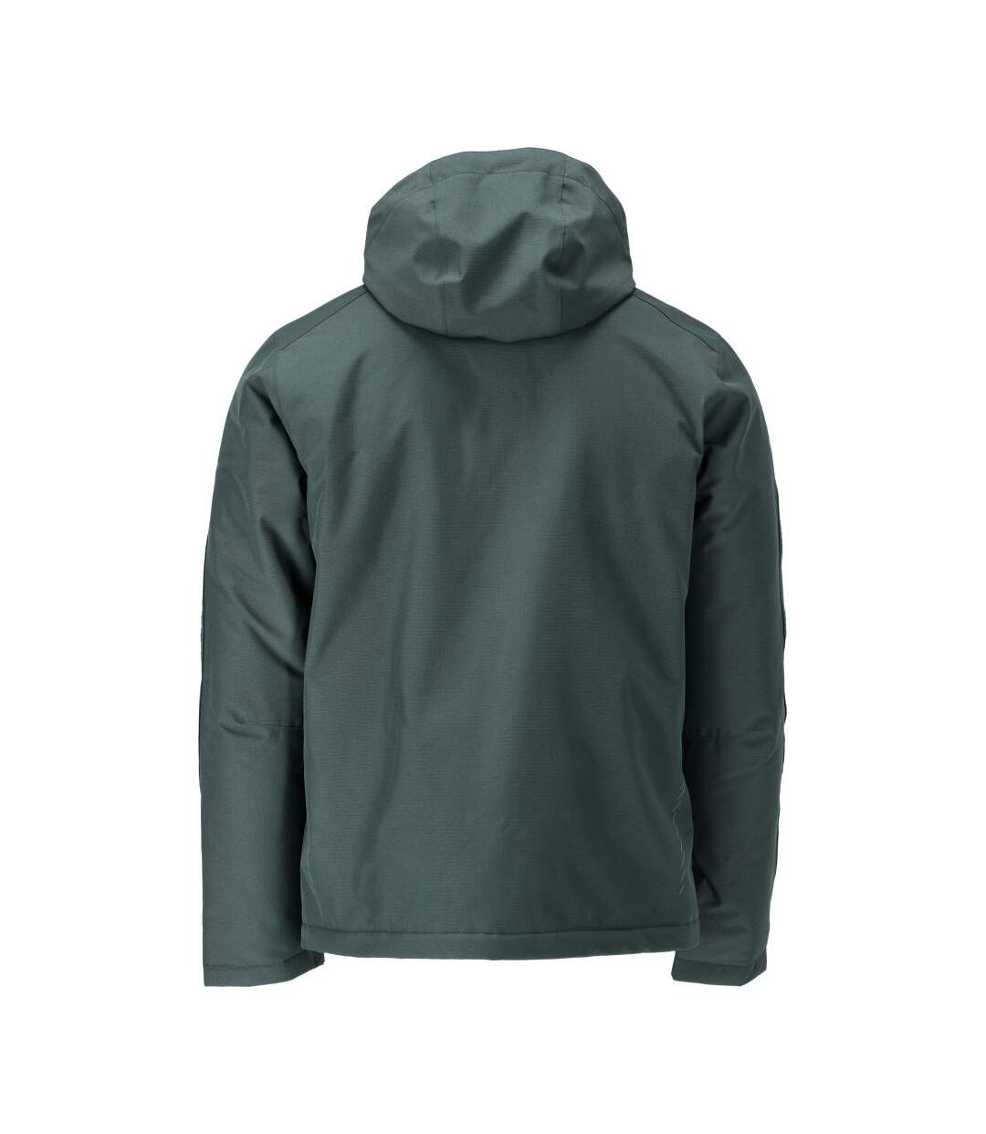 Mens Customised Polyester Winter Jacket Forest Green Mascot-2
