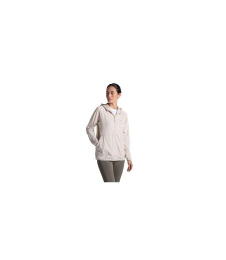 Womens/ladies Aya Nosilife Hooded Jacket Oyster Marl Craghoppers
