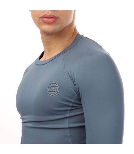 Mens Series-2 Long-sleeved Top Blue Skins