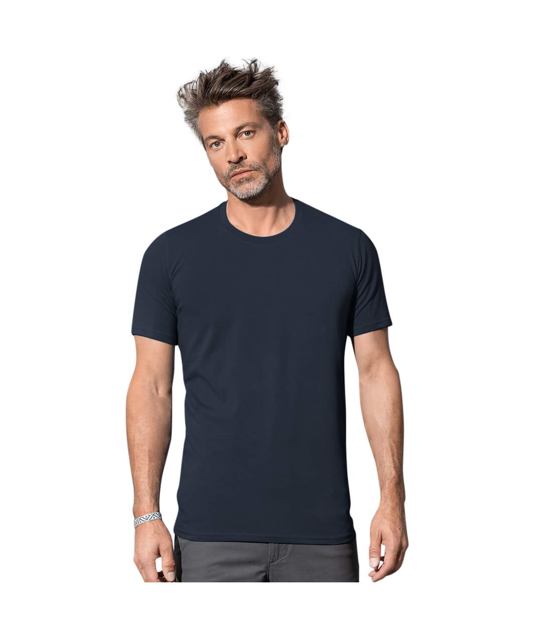 T-shirt homme bleu Stedman