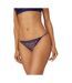 Gorgeous Womens/Ladies Spotted Embroidered Thong (Purple) - UTDH4778