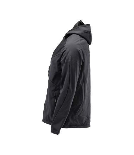 Mens Customised Soft Shell Jacket Black Mascot