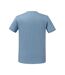 Mens Essential Cotton T-shirt Mineral Blue Jerzees-3