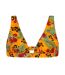 Haut de maillot de bain orange femme grain de sable diana-1