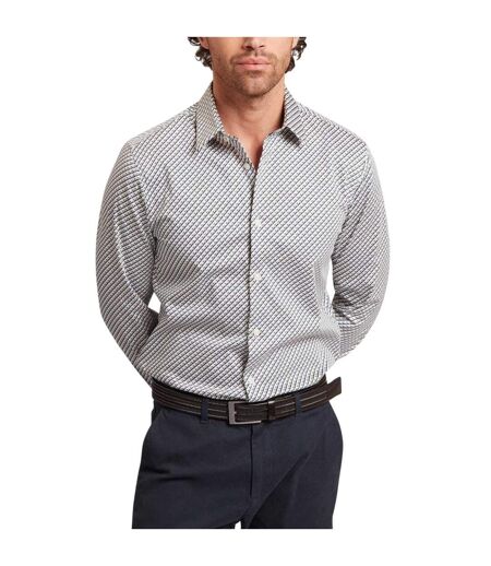 Chemise Motif/style Géométrique Homme Gris Ted Baker