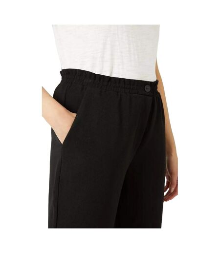 Maine Womens/Ladies Elasticated Waist Slim Leg Sweatpants (Black) - UTDH6158