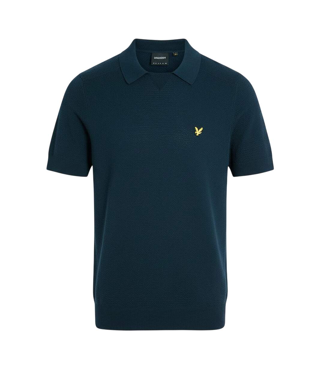 Polo Uni Manches Courtes En Coton Bio Homme Bleu Sarcelle Foncé Lyle & Scott-2