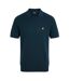 Polo Uni Manches Courtes En Coton Bio Homme Bleu Sarcelle Foncé Lyle & Scott-2