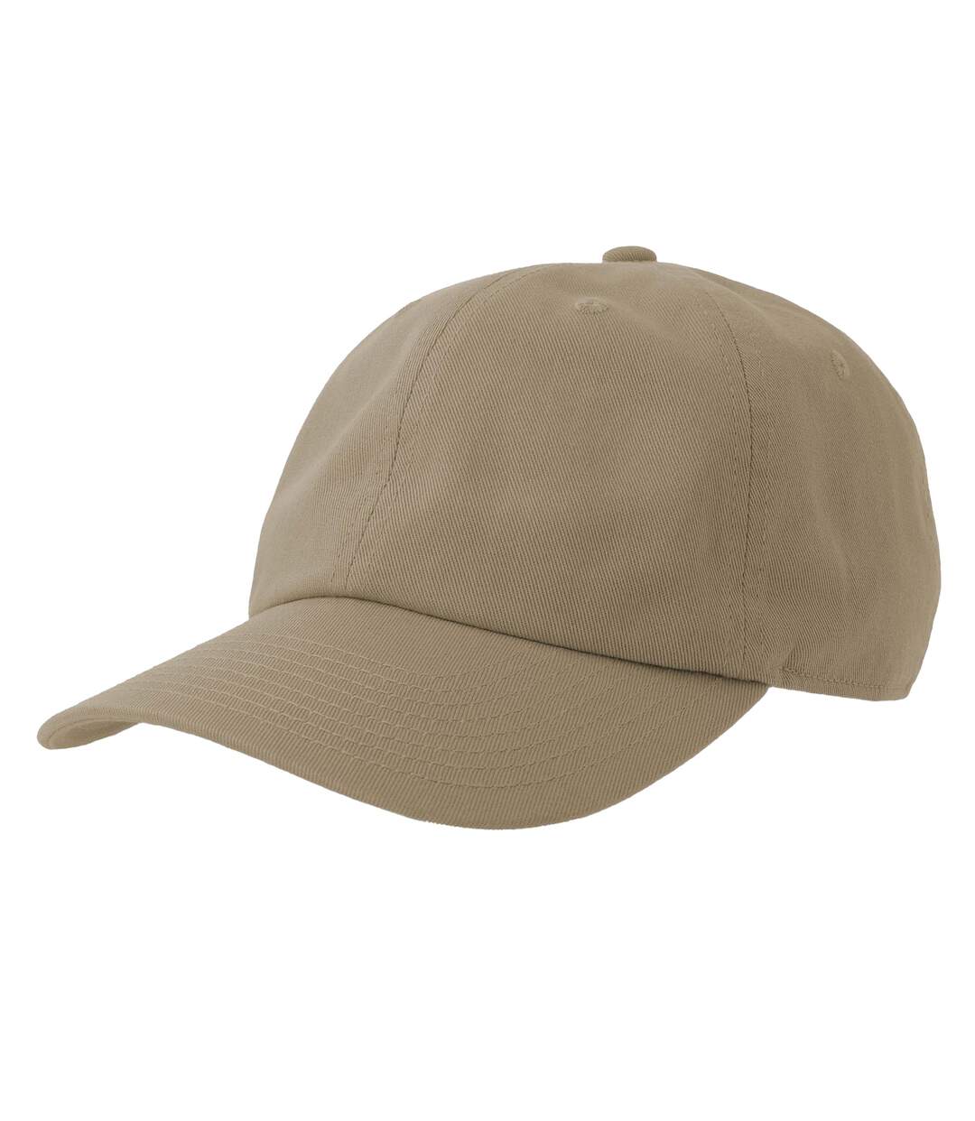 Casquette de baseball dad adulte beige gris Atlantis-1