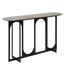 Console design effet marbre TUSCO - Noir-1