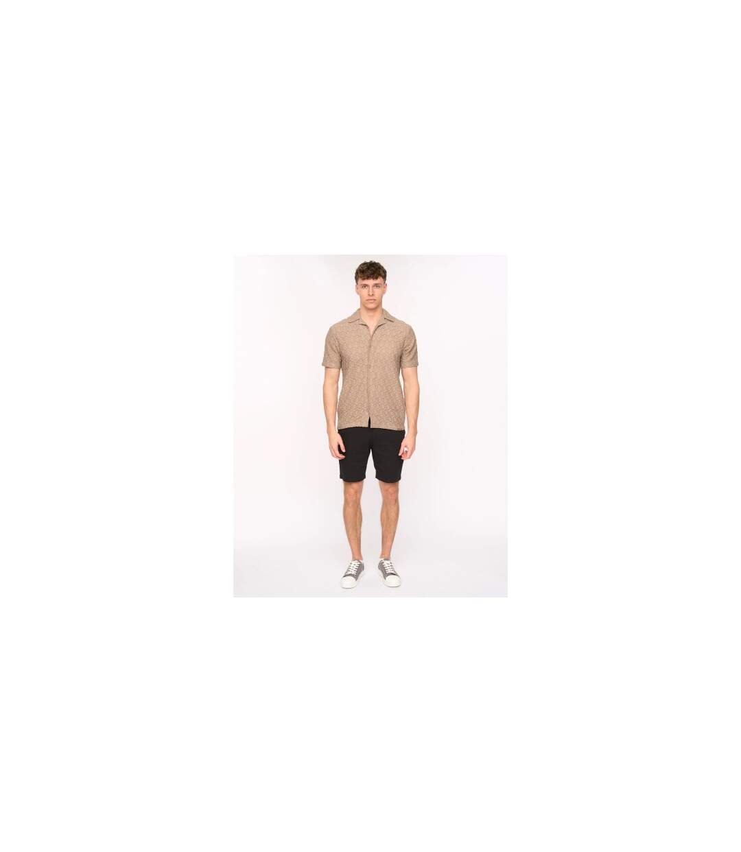 Chemise Foxborough Homme Taupe Duck And Cover-1