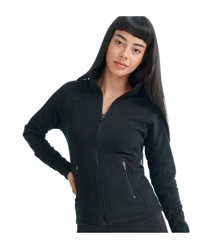 Skinni Fit Womens/Ladies Plain Microfleece Jacket (Black) - UTPC6847