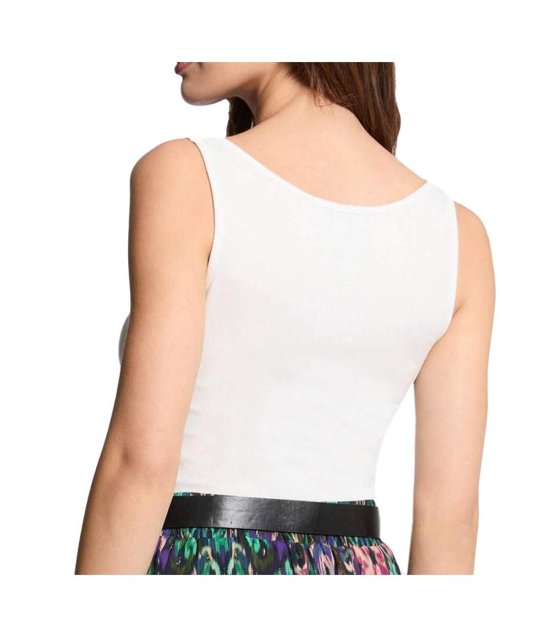 Débardeur blanc femme morgan doubi-2