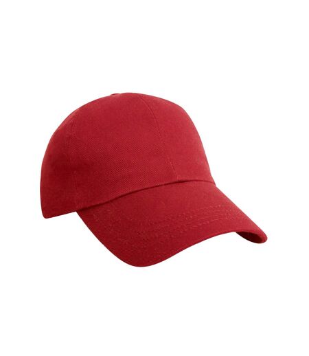 Result Headwear Pro Style Heavy Cotton Cap (Red) - UTRW10192
