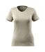 Womens/ladies Crossover Nice T-shirt Light Khaki Mascot-1