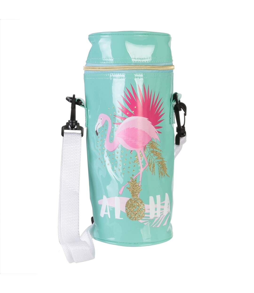 Sac fraîcheur isotherme Flamingo Summer - Bleu