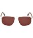Womens/ladies Roveix Mirrored Sunglasses One Size Brown BMW-1