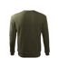 Sweat Essential Homme Vert Kaki Malfini-2