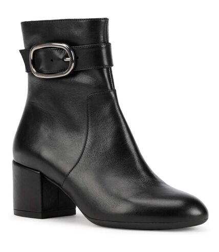 Geox Womens/Ladies D Eleana Nappa Leather Ankle Boots (Black) - UTFS9211