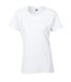 T-shirt femme blanc Gildan-1