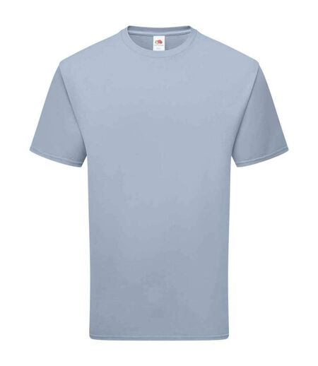 T-shirt unisexe en coton pour adultes bleu minéral Fruit of the Loom