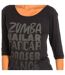 Women's round neck 3/4 sleeve sports T-shirt Z1T00684