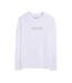 T-Shirt manches longues blanc/gris homme teddy smith tjohn - l-1