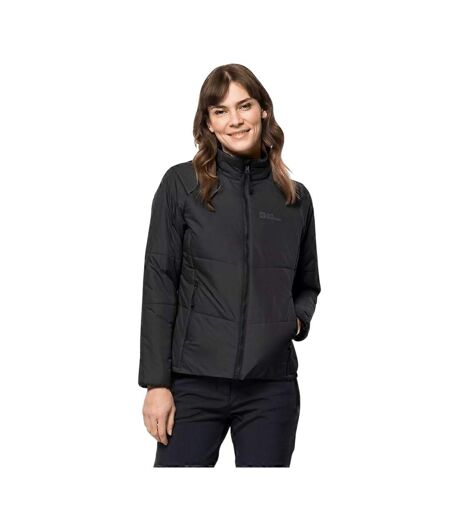 Doudoune Matelassée Bergland Ins Femme Noir Jack Wolfskin