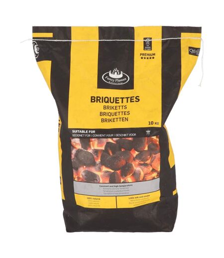 Briquettes de bois combustion 2 heures 10 kg