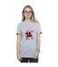 Disney Femme/Les femmes - T-shirt boyfriend en coton avec impression de la voiture de Mickey Mouse (Gris sportif) - UTBI38817-2