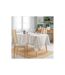 Nappe Jacquard Imprimé Doriane 140x240cm Taupe-4