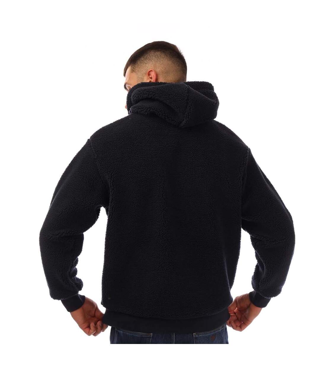 Sweat À Capuche Homme Bleu Gant-3