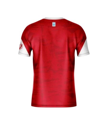 Mens Fight Kickboxing T-shirt Red Masters