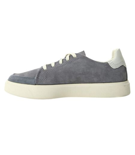 Womens/ladies Leather Trainers Purple Timberland