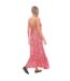Robe longue caraco femme rouge Superdry-2