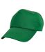 Casquette unie 100% coton enfant unisexe vert tendre Result-1