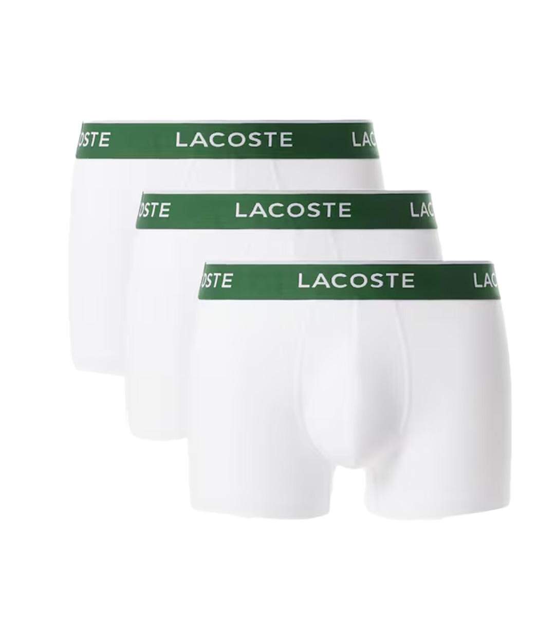 Lot de 3 boxers blanc homme lacoste 5h1300 - l-2