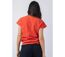 Top femme été manches courtes ERMINE uni terracotta Coton Du Monde-4