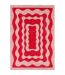 Tapis intérieur à poils longs Swing 382 rouge 200 x 280 cm