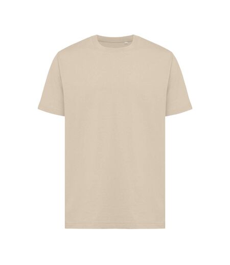 Unisex adult kakadu recycled cotton relaxed fit t-shirt desert Iqoniq