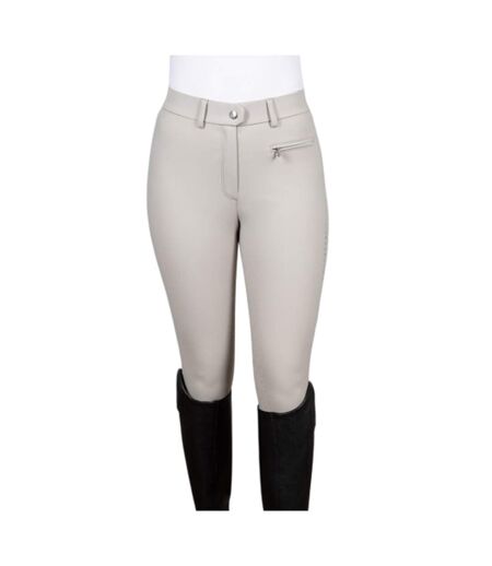 Womens/ladies Carham Sparkle Breeches Pearl Grey Coldstream