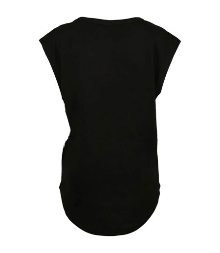 T-shirt Motif/style Façonné Basic Femme Noir Urban Classics
