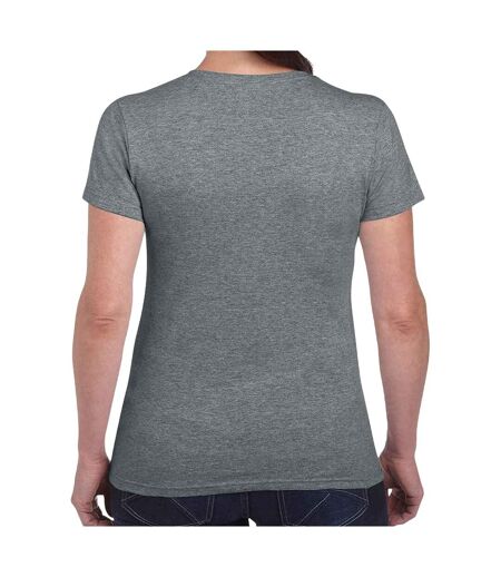 Gildan Womens/Ladies Heather Cotton Heavy T-Shirt (Graphite Heather) - UTPC5936