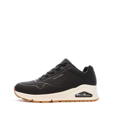 Baskets noires femme skechers uno