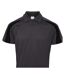 Polo Motif/style Contrasté Cool Homme Charbon Noir Vif Uni Just Cool-2
