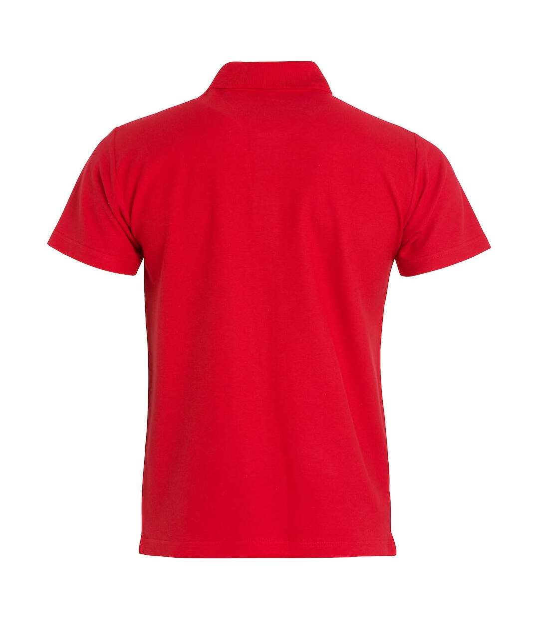 Mens basic polo shirt red Clique